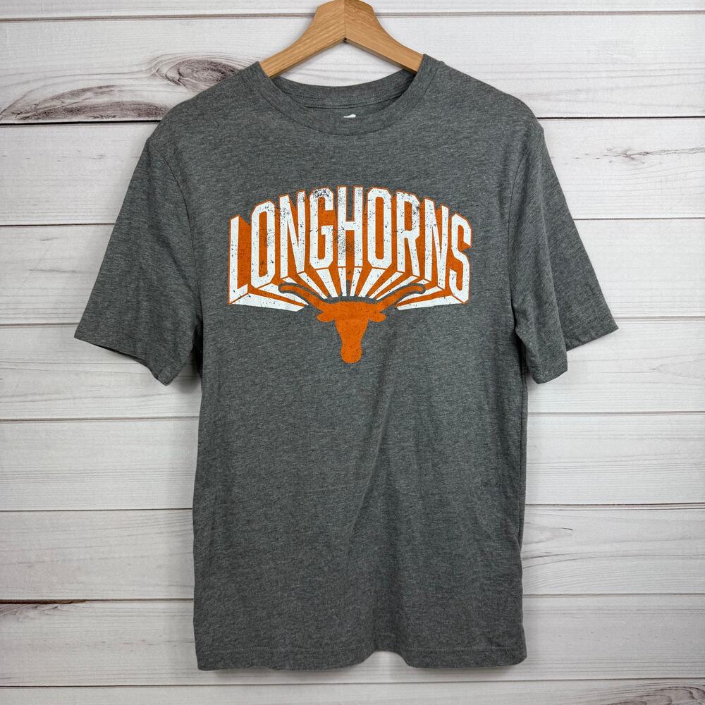 Fanatics Men's Short Sleeve Small Texas Longhorns Gray T-Shirt